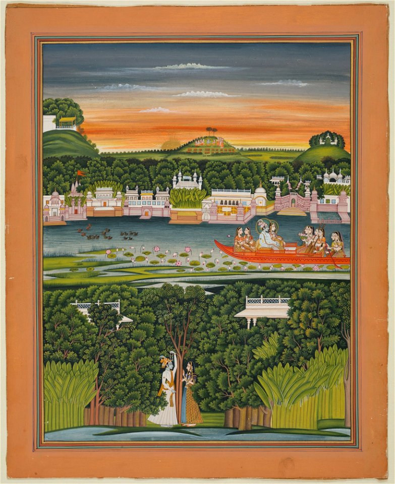 Unknown (Indian) - Krishna and Radha - 2014.23 - Detroit Institute of Arts