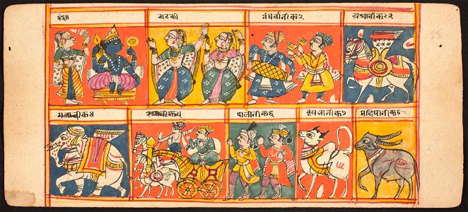 Unknown (Indian) - Tantric Manuscript Sangrahani Sutra - 73.294.12A - Detroit Institute of Arts