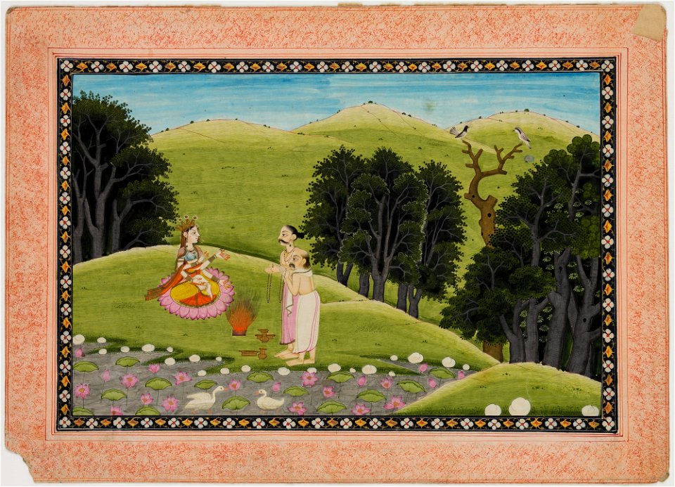 Unknown (Indian) - Lakshmi and Devotees - 71.308 - Detroit Institute of Arts