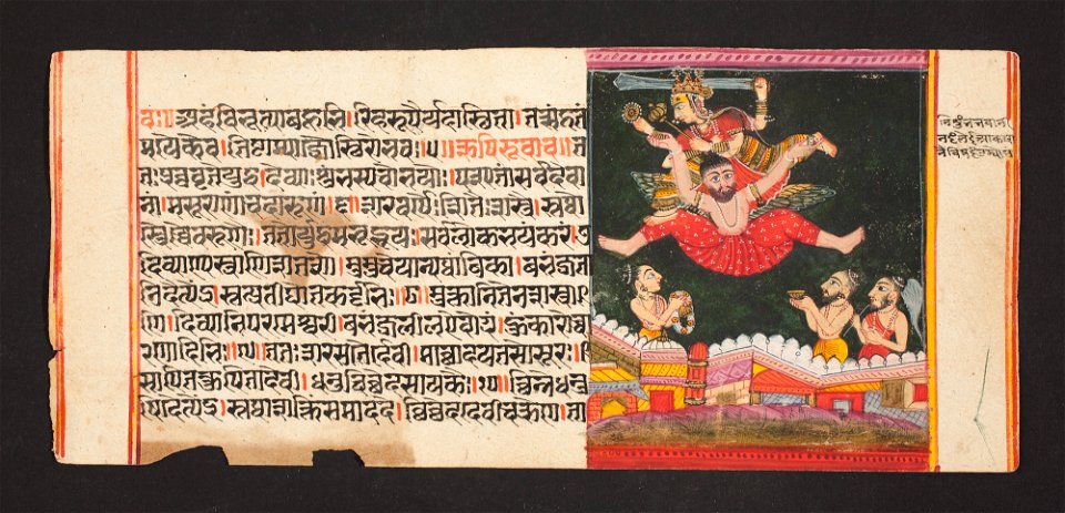 Unknown (Indian) - Legend of Durga - 73.296.38A - Detroit Institute of Arts