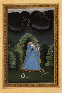 Unknown (Indian) - Miniature - Woman with Snakes - 2014.22 - Detroit Institute of Arts