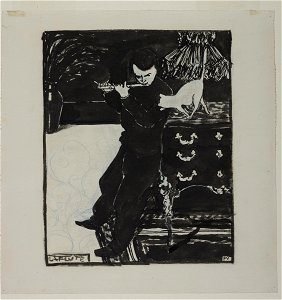 Vallotton - Les instruments de musique La Flûte, 1896, 1973-0026