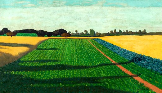 Vallotton - Les champs, plateau de la Croix-Rouge, 1914, 248