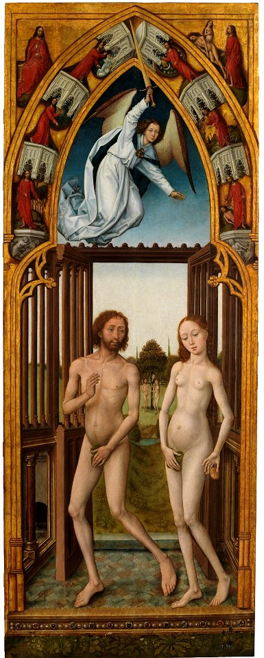 Van der Stockt, Triptych of the Redemption -- The Expulsion of Adam and Eve from Paradise