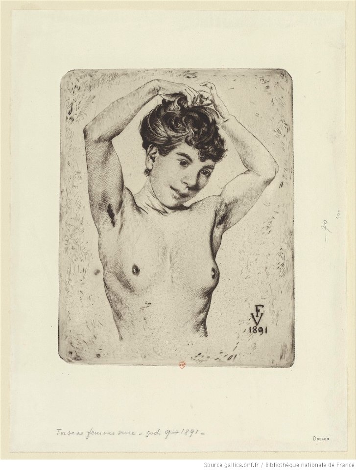 Vallotton - Torse de femme nue (2ème état), btv1b69515824