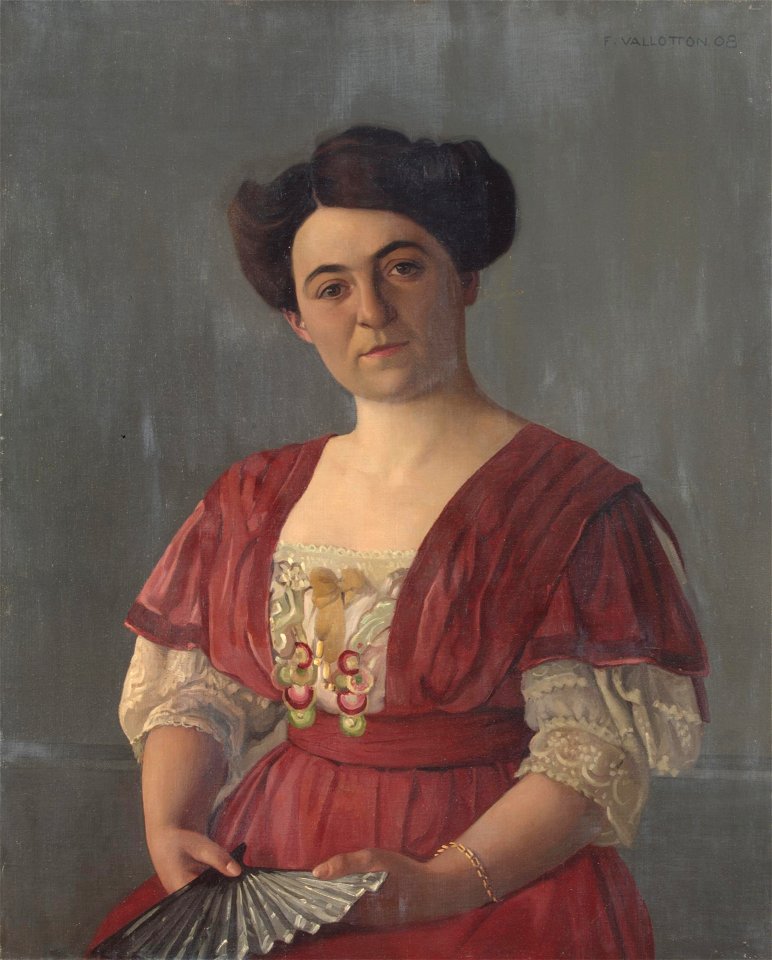 Vallotton - Portrait of Mme Haasen, 1908, ГЭ-6765