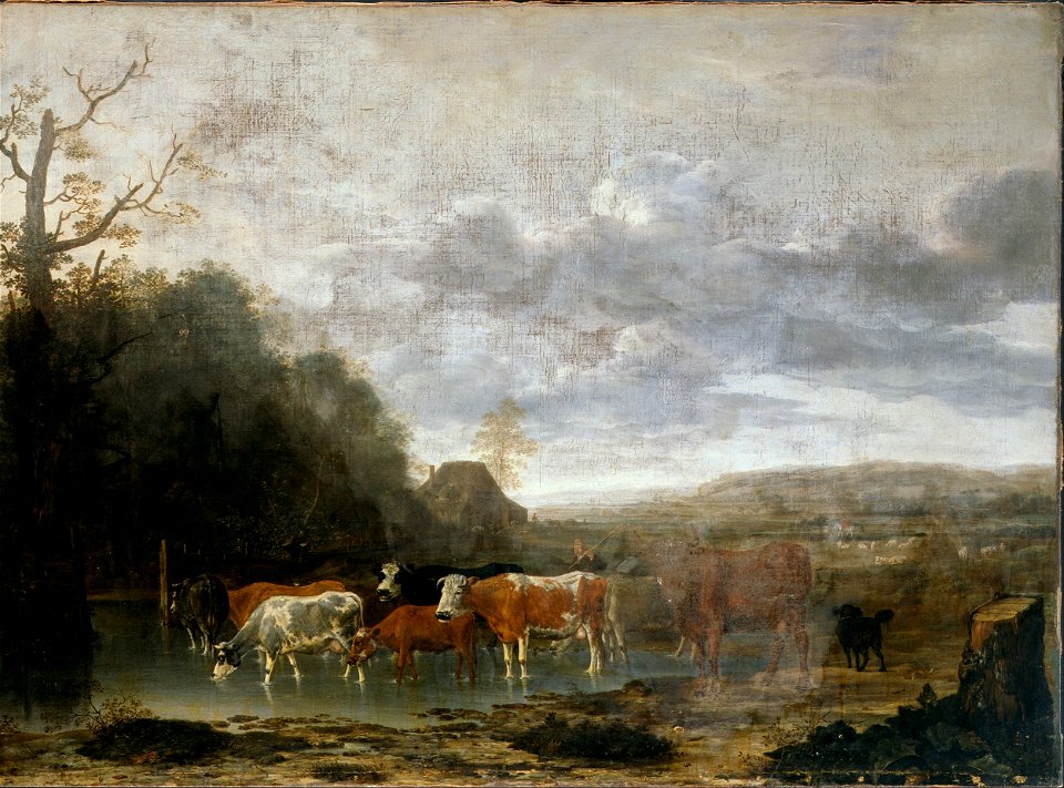 Van Borssum, Anthonie - Landscape with Cattle - Google Art Project
