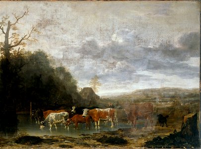 Van Borssum, Anthonie - Landscape with Cattle - Google Art Project