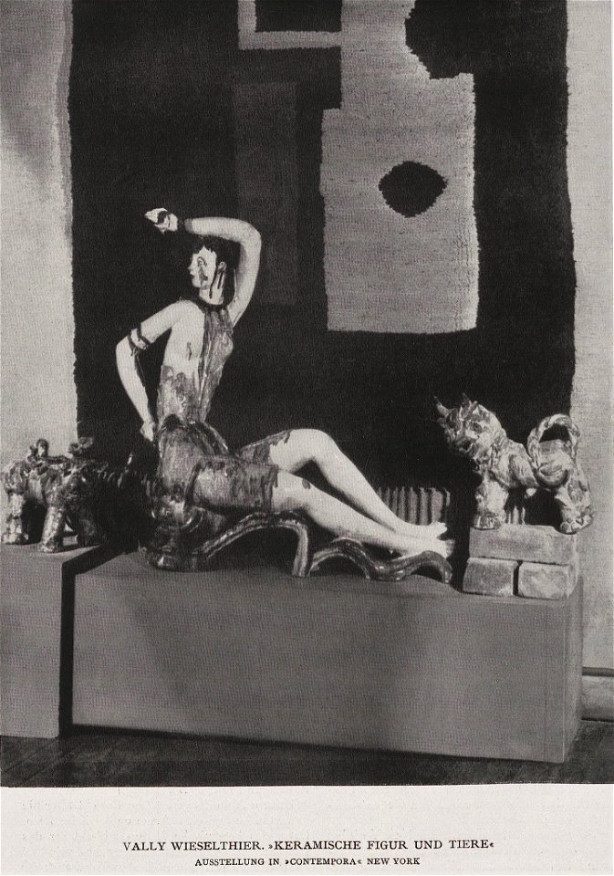 Vally Wieselthier - Keramische Figur und Tiere