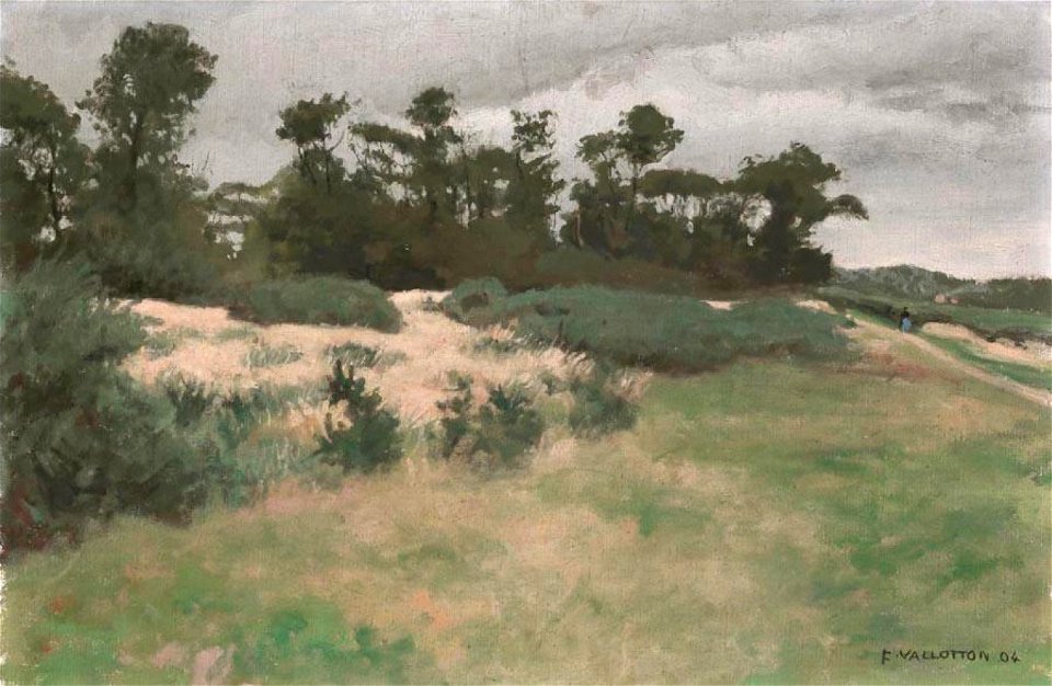 Vallotton - TEMPS GRIS, VARENGEVILLE, 1904, lot.106 (cropped)