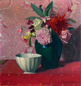 Vallotton - VASE VERT ET BOL BLANC, 1919, lot.20 (cropped)