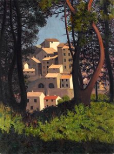 Vallotton - VUE DE CAGNES, 1921, lot.49 (cropped)