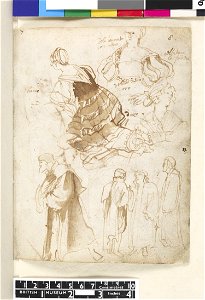 Van Dyck - 1957,1214.207.8, Venetian costume and figure studies, leaf from the Italian Sketchbook
