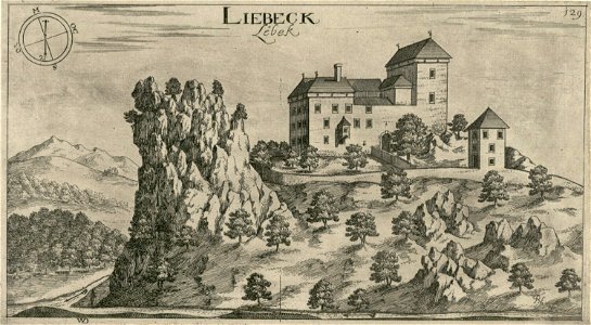 Valvasor - Grad Lebek