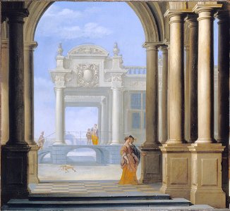 Van Delen, Dirck - The Entrance to a Palace - Google Art Project