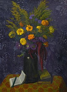 Vallotton - Œillets d'Inde et Gerbes d'or, 1925, lot.54