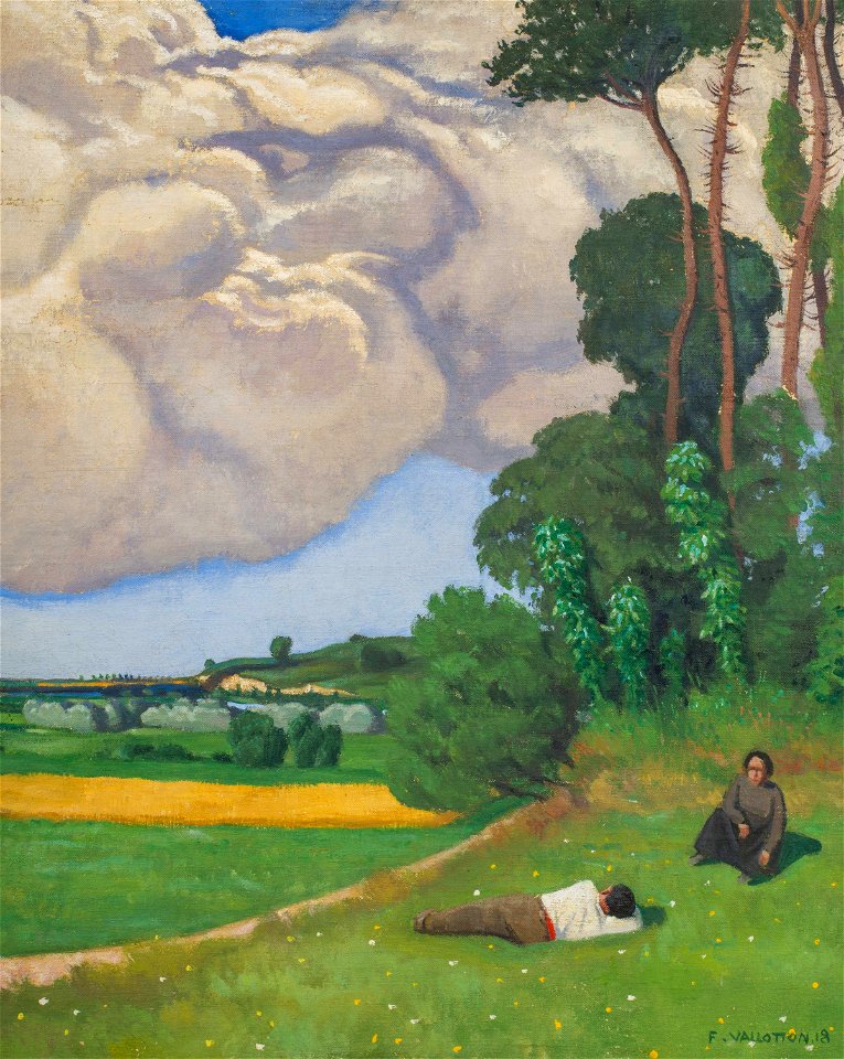 Vallotton - Le grand nuage, 1918, 354
