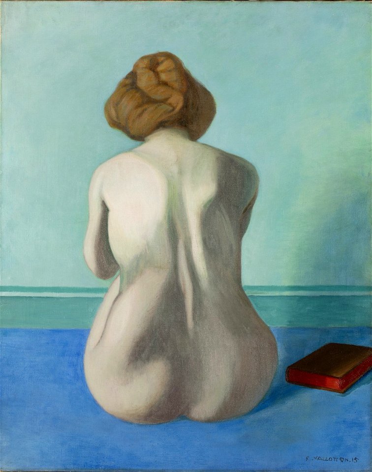 Femme assise de dos by Félix Vallotton, 1915