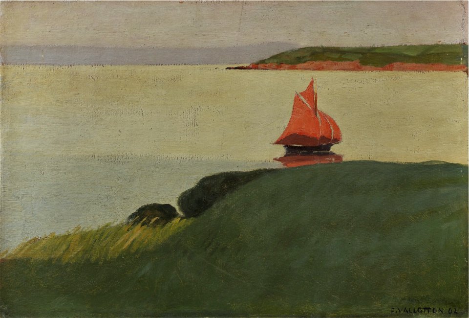 Vallotton - Rentrée au port, Locquirec, 1902, lot.35