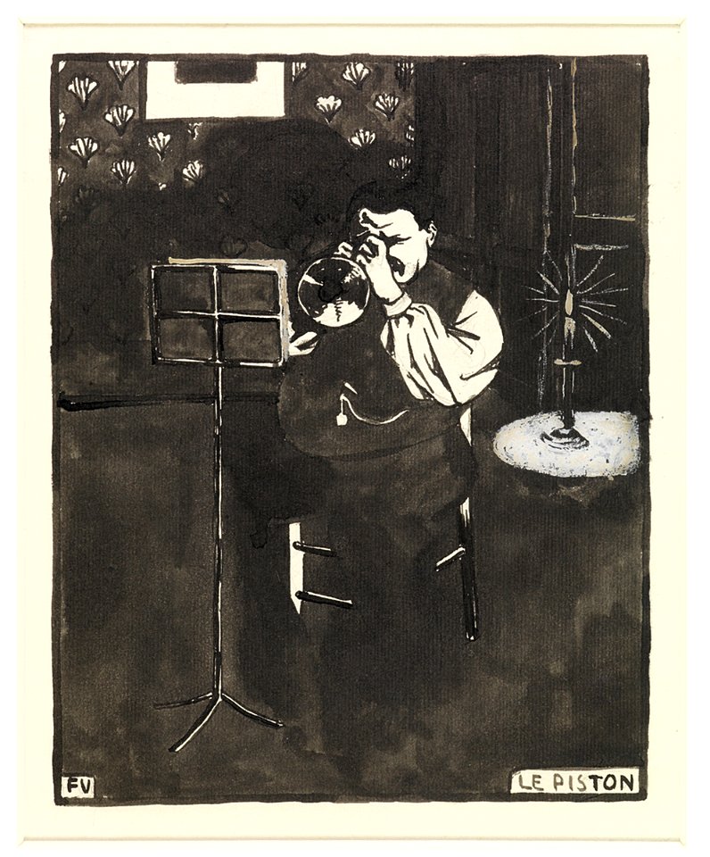 Vallotton - Les instruments de musique Le Piston, 1896, 1973-0030