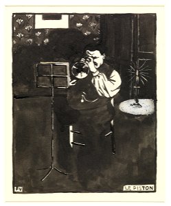 Vallotton - Les instruments de musique Le Piston, 1896, 1973-0030