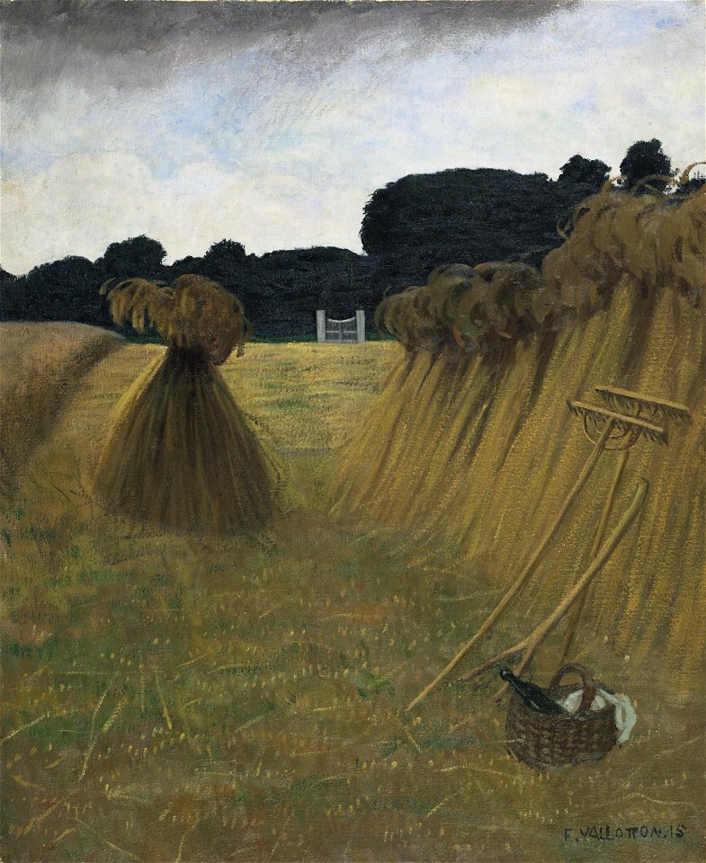 Vallotton - LES JAVELLES, 1914, lot.56