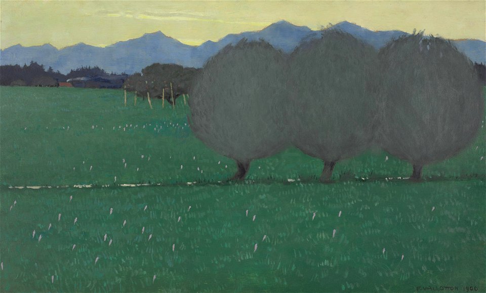 Vallotton - Les saules, 1900, Inv. 1952-007