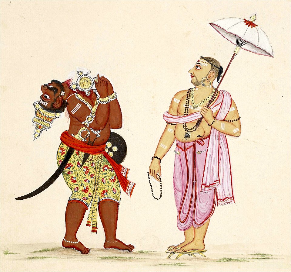 Vamana with demon