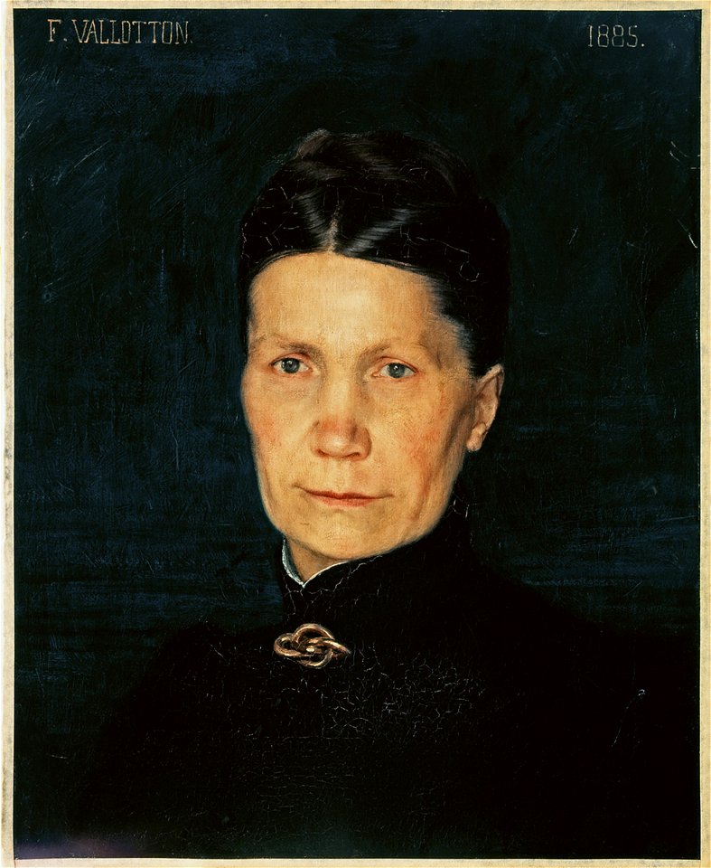 Vallotton - Portrait de la mère de l'artiste, 1885, 1971-0004