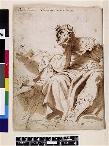 Van Dyck - 1957,1214.207.38, Verso Allegory of youth and age, after Paolo Veronese, Palace Ducale (Venice)