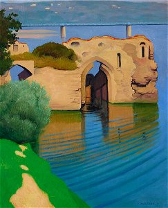 Vallotton - Une ruine sur la Loire, 1923, 28