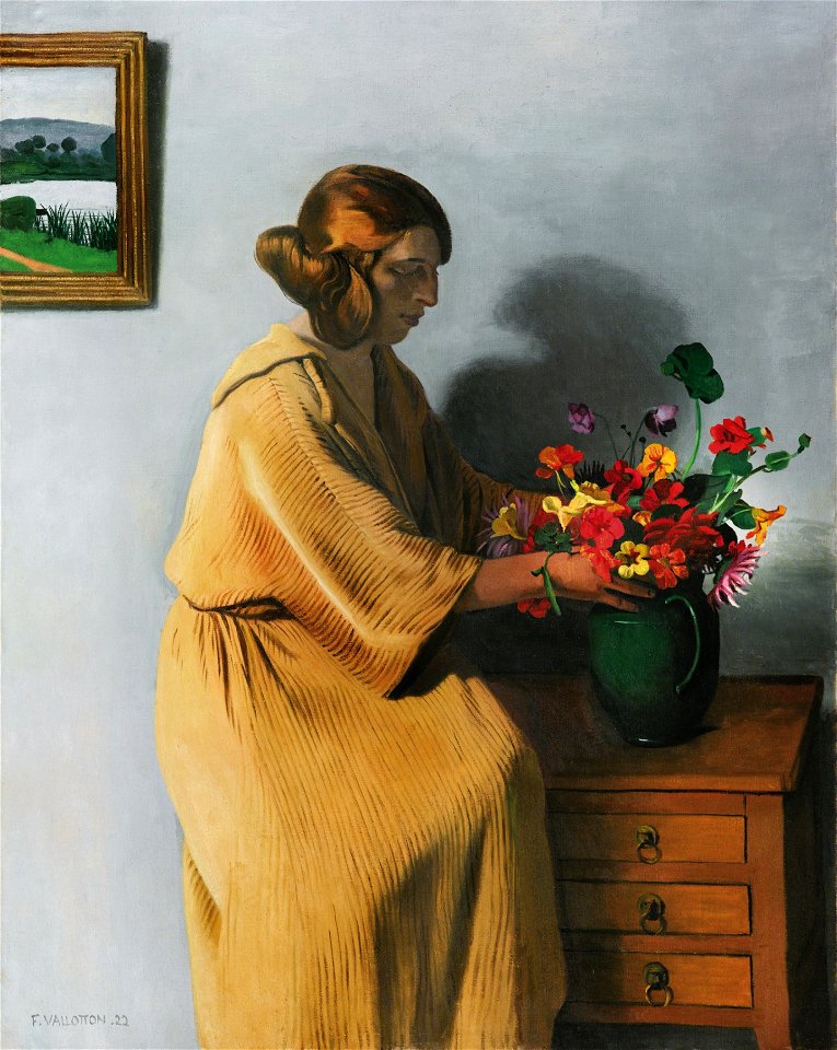 Vallotton - LE BOUQUET, 1922, lot.53