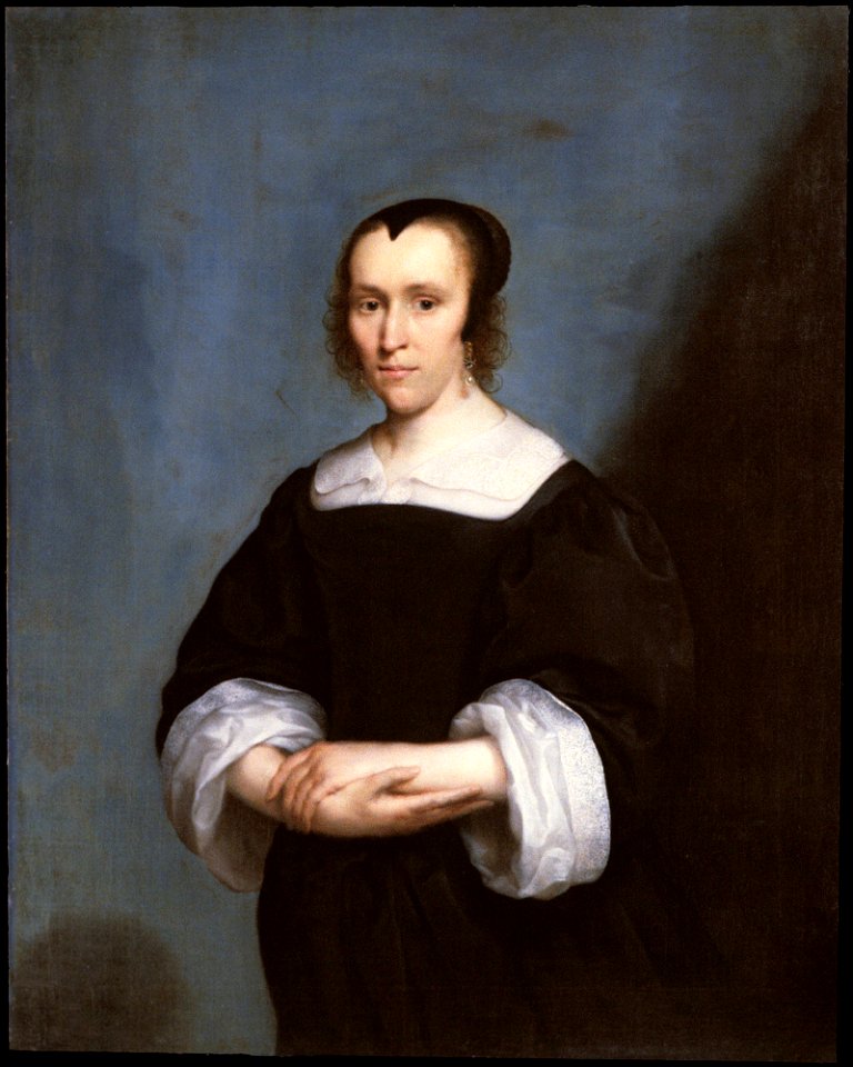 Van Ceulen I, Cornelis Jonson, Portrait of a Woman, 1655-56