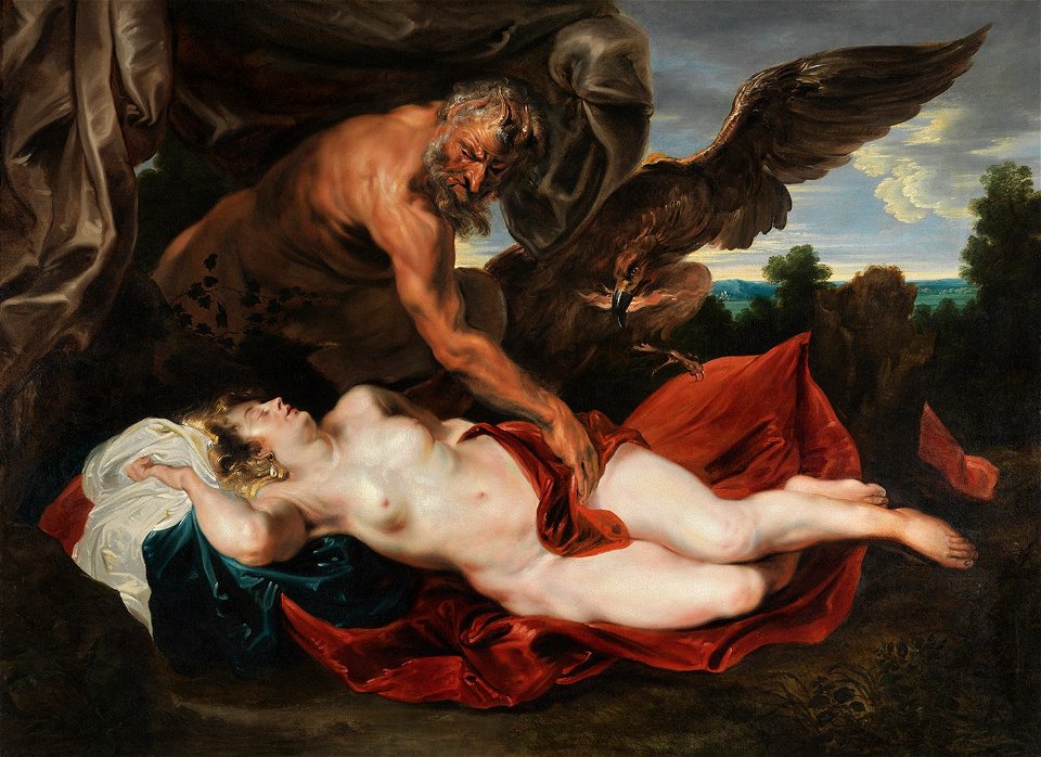 Van Dyck - Jupiter et Antiope, ca. 1620