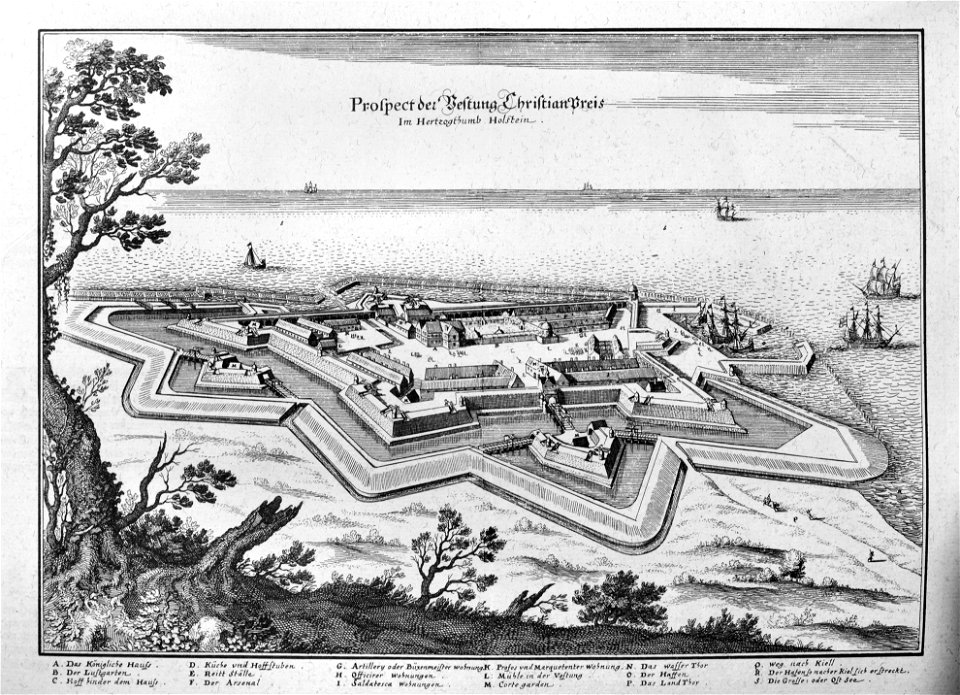 Vestung Christian Preis (Merian)