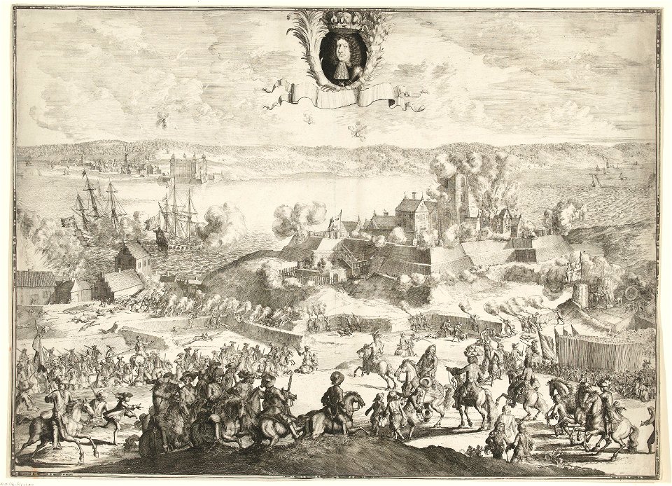 Verovering van Helsingborg (Elsenburgh) door het Zweedse leger