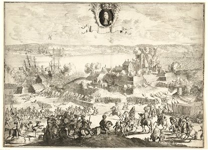 Verovering van Helsingborg (Elsenburgh) door het Zweedse leger