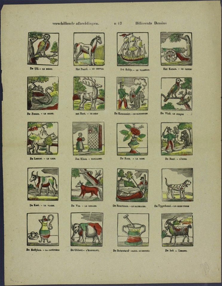 Verschillende afbeeldingen-Catchpenny print-Borms 0025