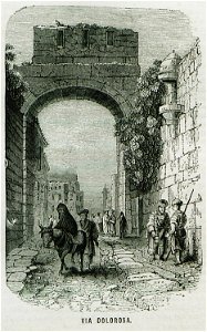 Via Dolorosa - Ainsworth William Francis - 1870