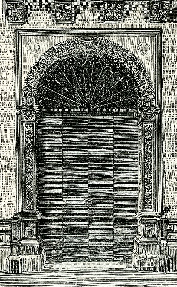 Vicenza porta del palazzo già Thiene
