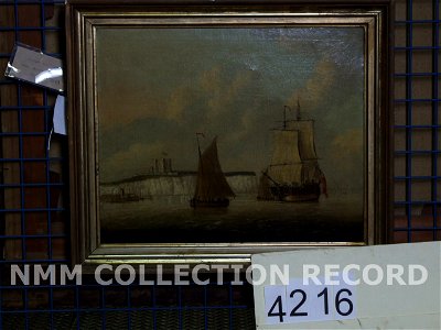 Vessels under sail off Dover RMG RP6229