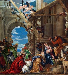 Paolo Veronese - Adoration of the Magi - National GalleryFXD. Free illustration for personal and commercial use.