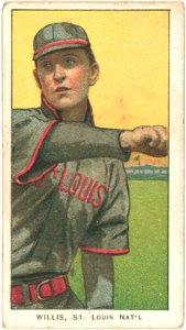 Vic Willis, St. Louis Cardinals, baseball card portrait LCCN2008676424