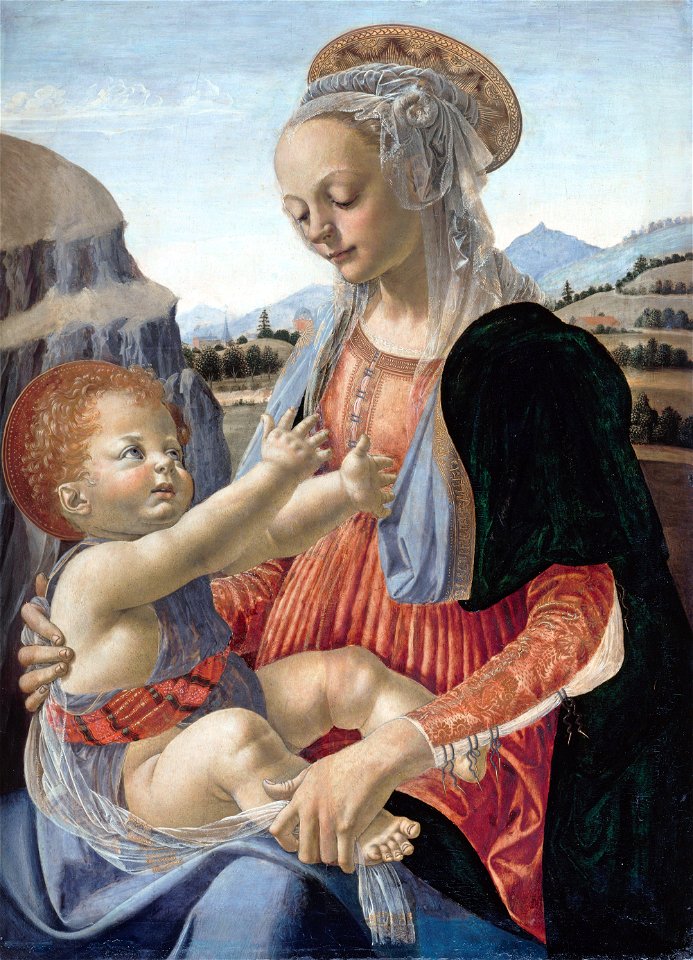 Andrea del Verrocchio - Mary with the Child - Google Art ProjectFXD