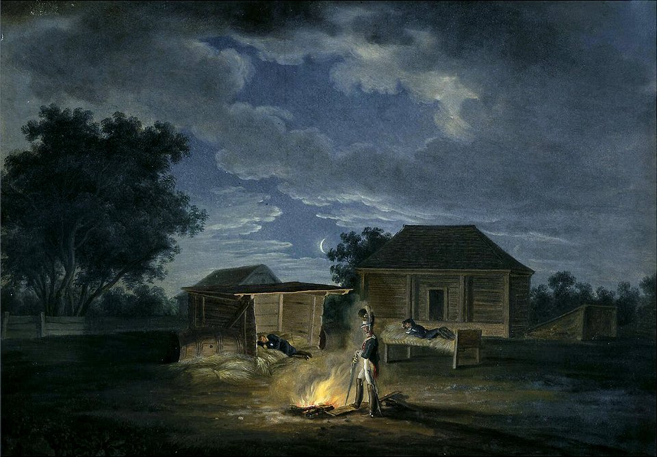 Vialikija Salečniki. Вялікія Салечнікі (A. Adam, 9.07.1812)