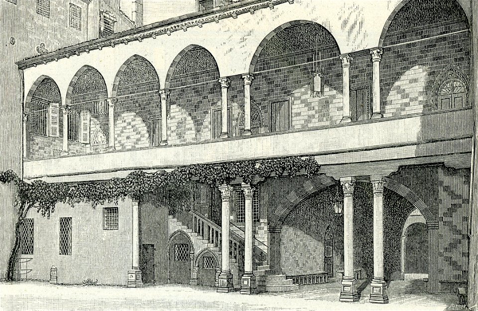 Vicenza cortile del palazzo Porto