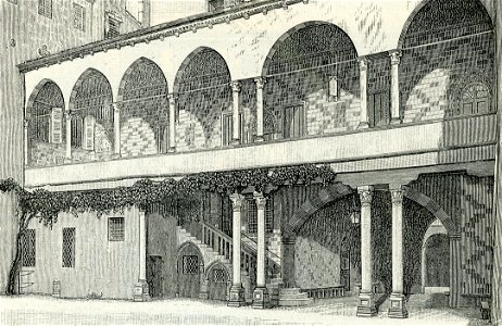 Vicenza cortile del palazzo Porto