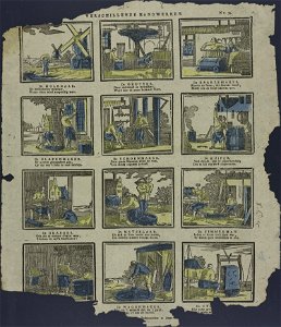 Verschillende handwerken-Catchpenny print-Borms 0848