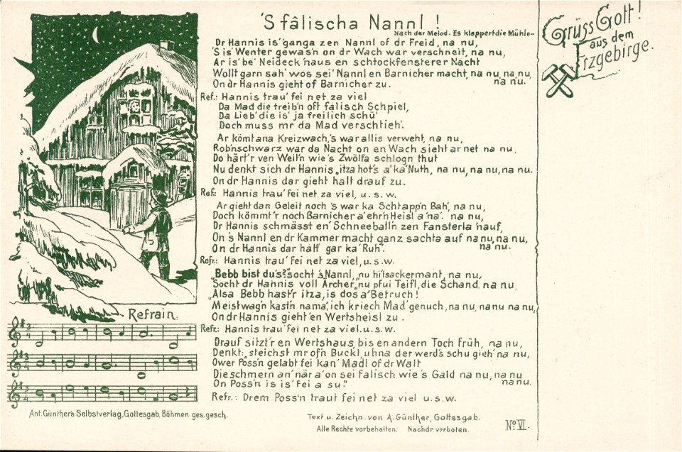 VI - 's falischa Nannl! 1902