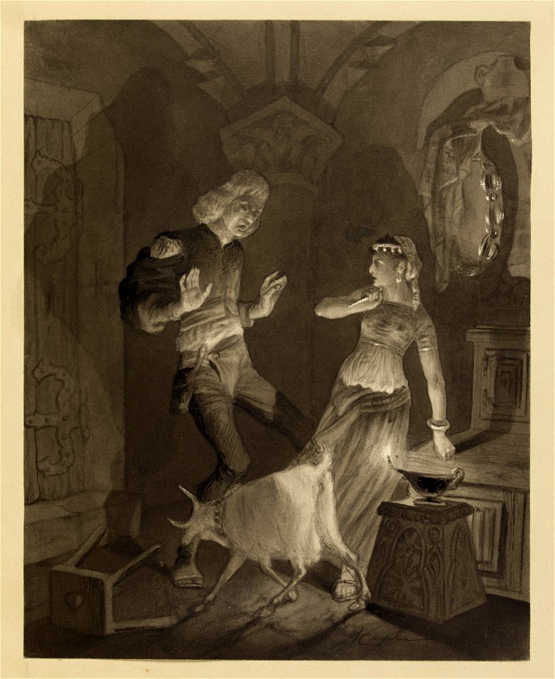 Victor Masson, Deux Luronnes, v. 1868. Maison de Victor Hugo. Paris
